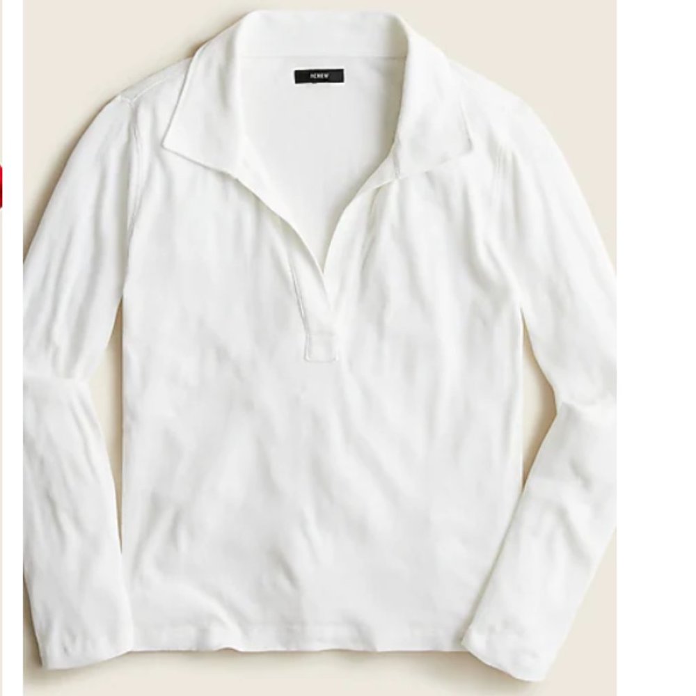 J. Crew Ribbed polo T-shirt *NWT*
